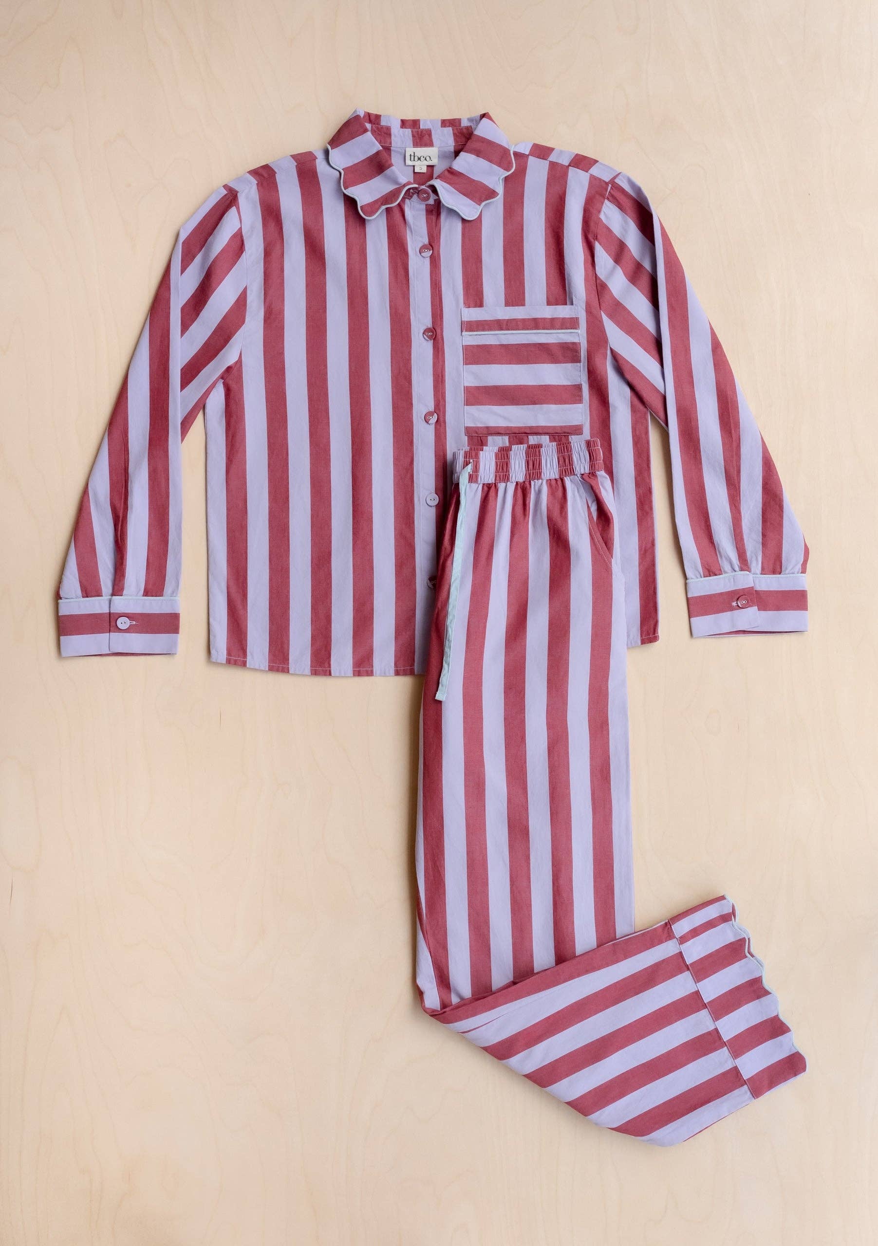 Pop Cotton Stripe Pyjamas