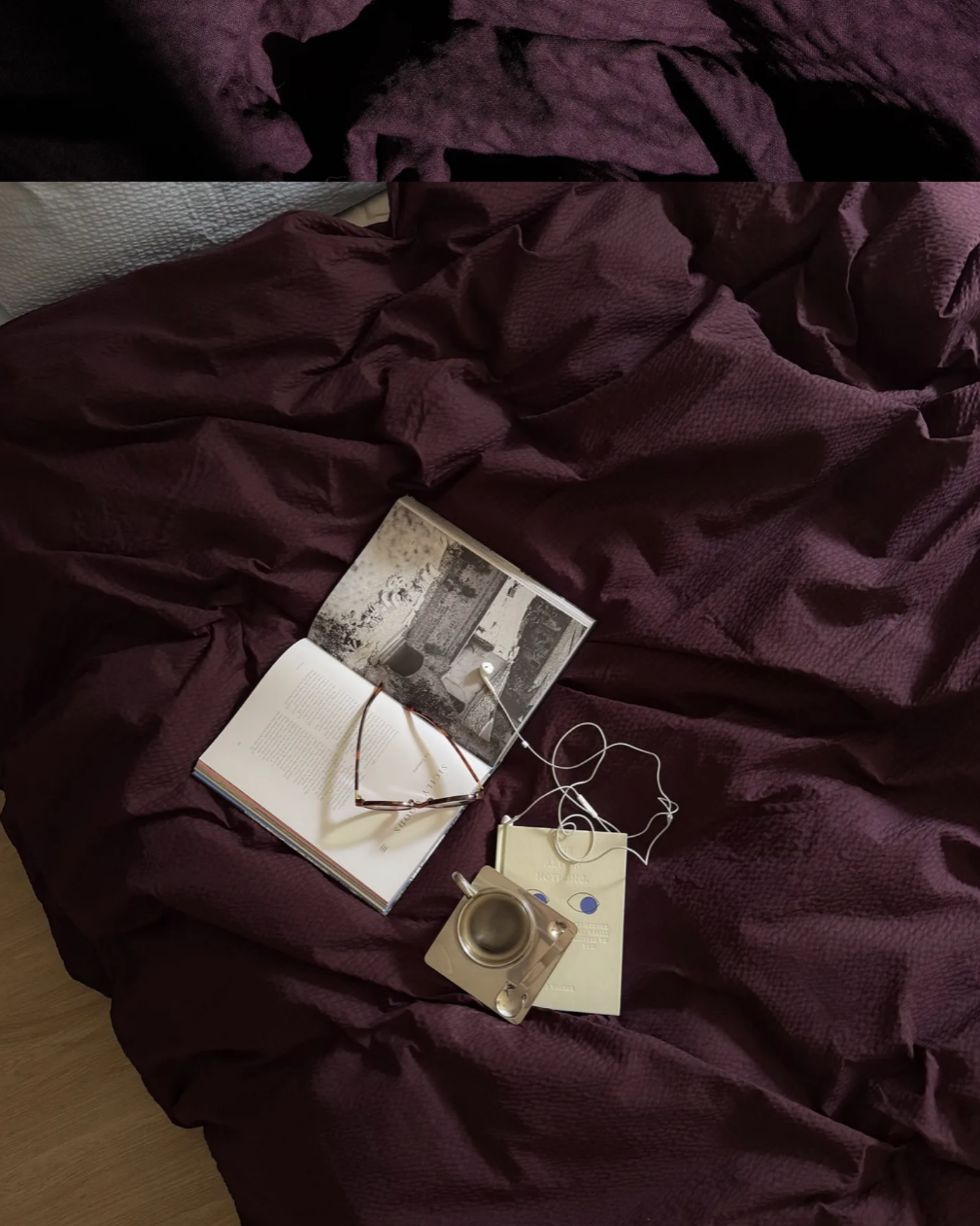 Crisp Sheet - Duvet Cover Set Crisp Plum