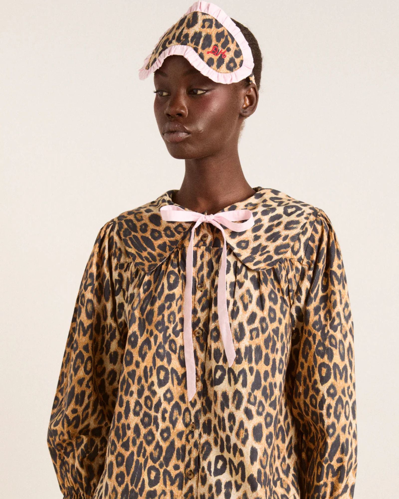 Damson Madder. - Felice Pj Set - Leopard