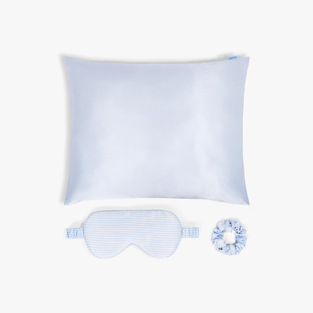 Silk Stripe Sleep Bundle