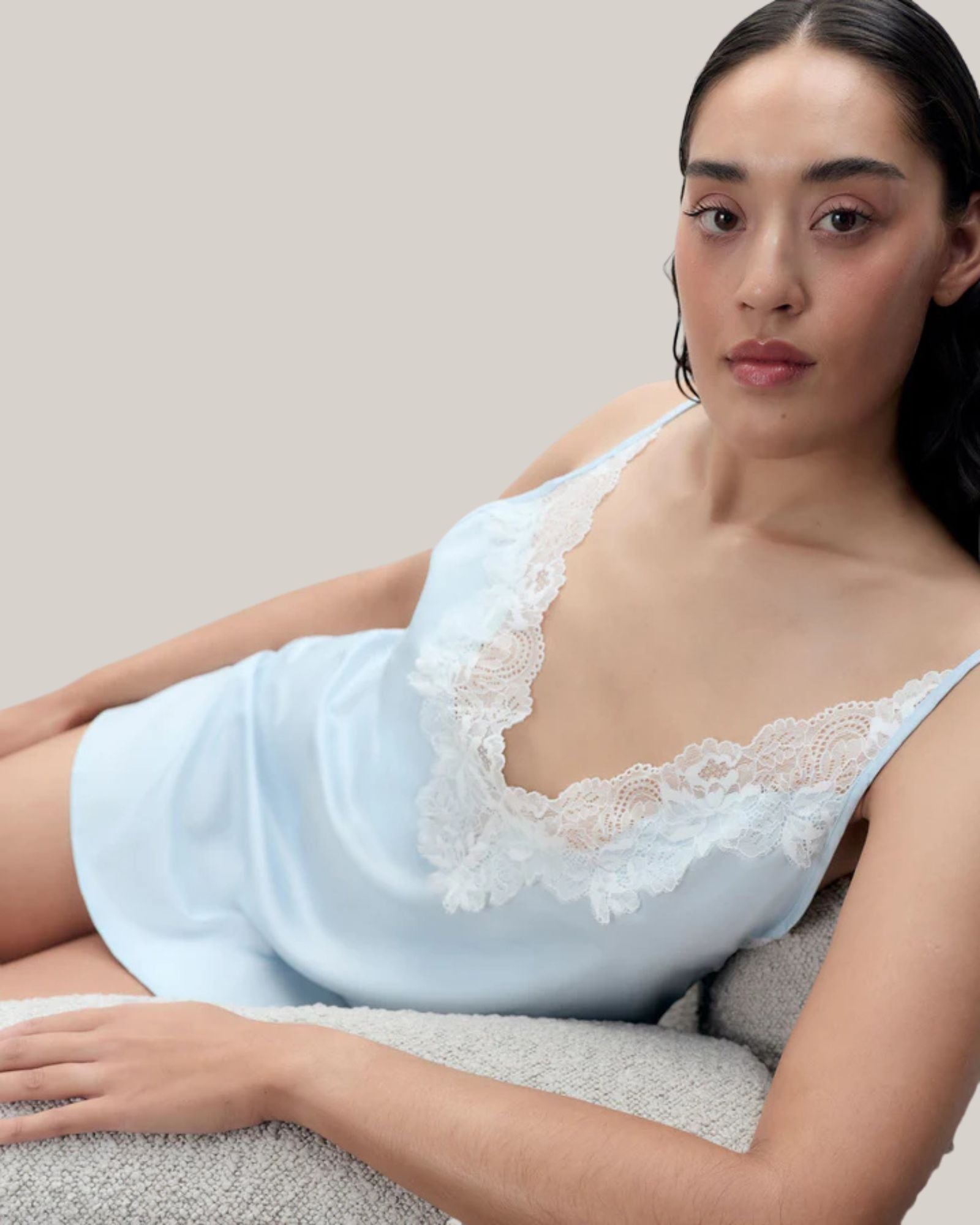 Bluebella - Isabella Luxury Satin Short Chemise